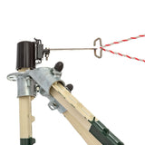 Izolator universal colt cap stalp T-post pentru fir franghie banda 40 mm