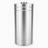 Butoi INOX 350L, AISI 304, capac clamp, Ø602x1252 mm