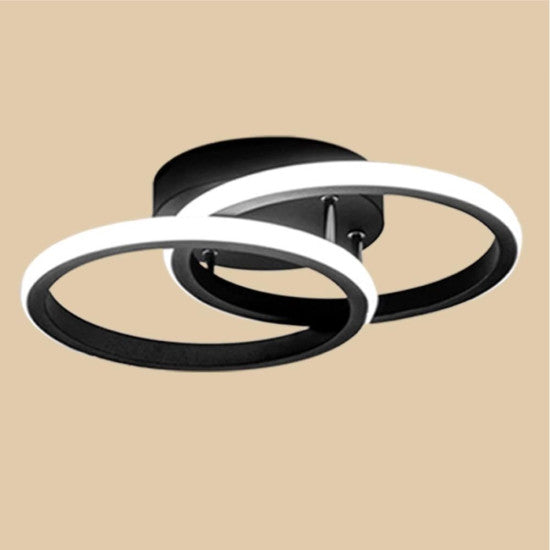 Lustra LED Cercuri, 35W, 3000 lm, 3 Culori, IR 400mm x 100mm
