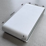 Aplica LED extra-plata, 12W, 1080 lm, 170x90x30 mm