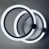 Lustra LED Cercuri, 35W, 3000 lm, 3 Culori, IR 400mm x 100mm