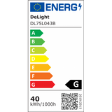 Lustra LED Cercuri 40W, 3 Brate, 3600 lm, 440x150mm, IR