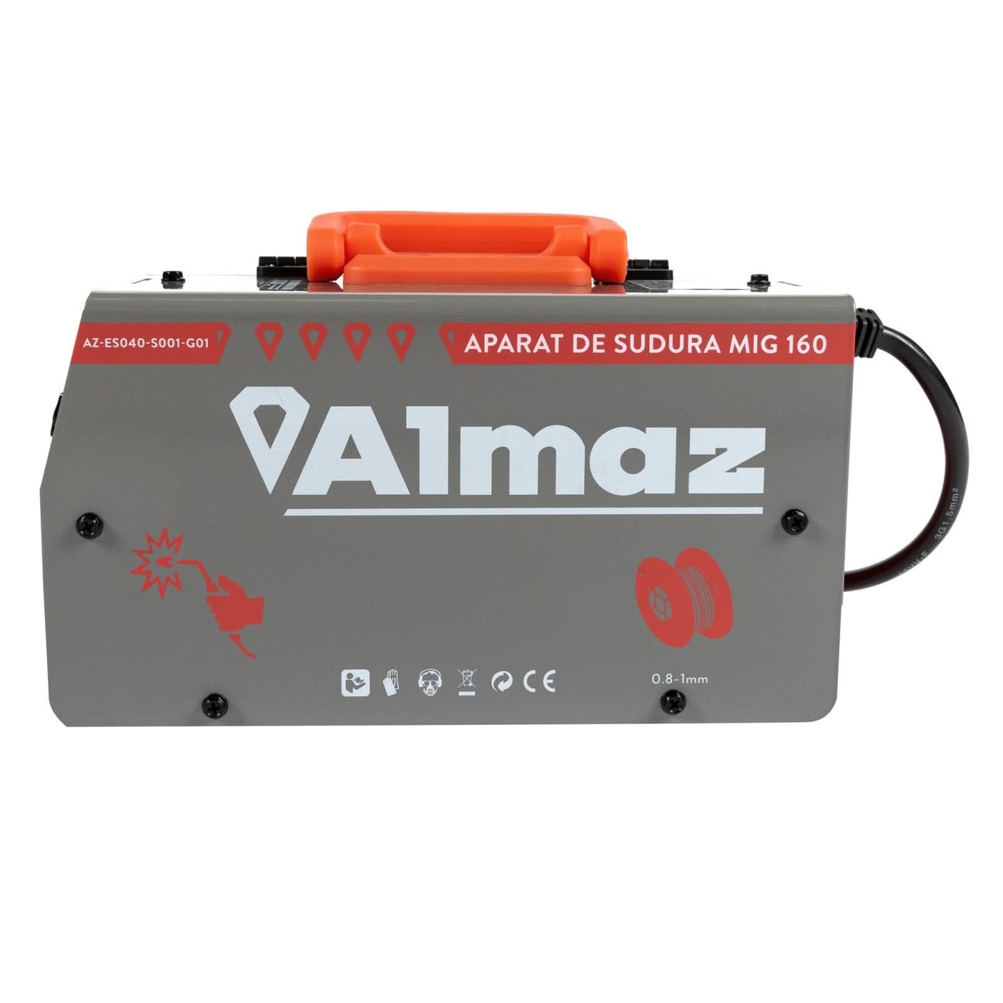 Aparat de sudura MIG160 Almaz AZ-ES040-S001-G01 – compact, versatil, performant
