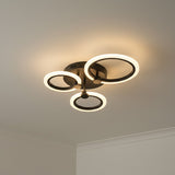 Lustra LED Cercuri 40W, 3 Brate, 3600 lm, 440x150mm, IR