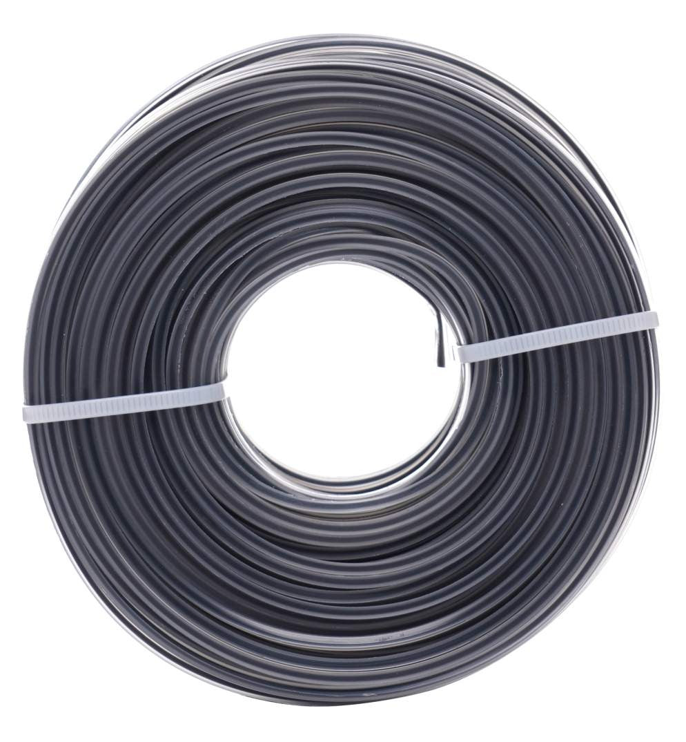 Fir motocoasa armat 2.7mm x 12m, gri