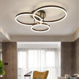 Lustra LED Dione 85W, 4500lm, 3000K/4000K/6500K, telecomanda, auriu