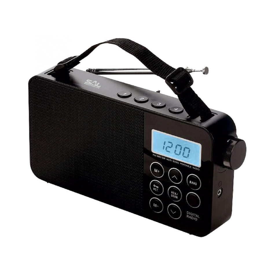 Radio Portabil 3 Benzi RPR 3LCD | AM-FM-SW, LCD, 60 Posturi Salvate, Autonomie 80 Ore