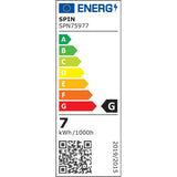 Aplica LED Eris, 7W, 500 lm, 183x180x70 mm
