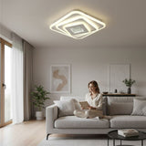 Plafoniera LED Naiad 96W, 6100lm, 400x400x55mm