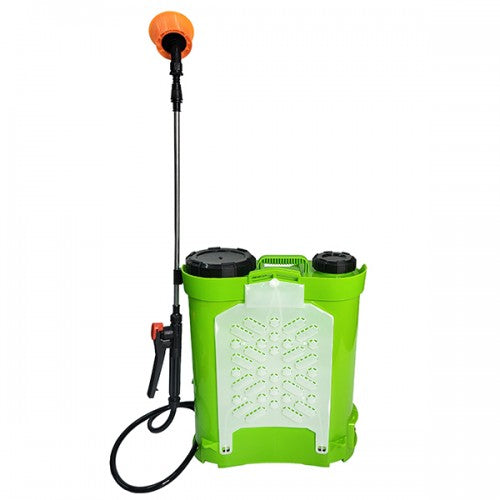 Pompa de stropit electrica (vermorel) Master Kraft KF-12C-12, 12L, acumulator 12V 8Ah, tub inox