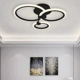 Lustra LED Cercuri 40W, 3 Brate, 3600 lm, 440x150mm, IR