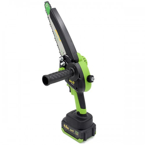 Minidrujba cu acumulator 21V 8" Master Kraft FML 21-8 Brushless, 2 acumulatori, valiza