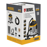 Aspirator Denzel EVC15, 1200 W, rezervor 15 L, furtun 2 m, puternic si compact