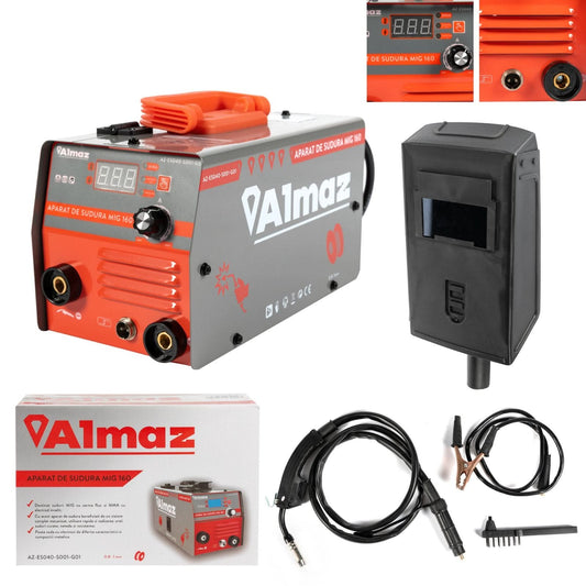 Aparat de sudura MIG160 Almaz AZ-ES040-S001-G01 – compact, versatil, performant