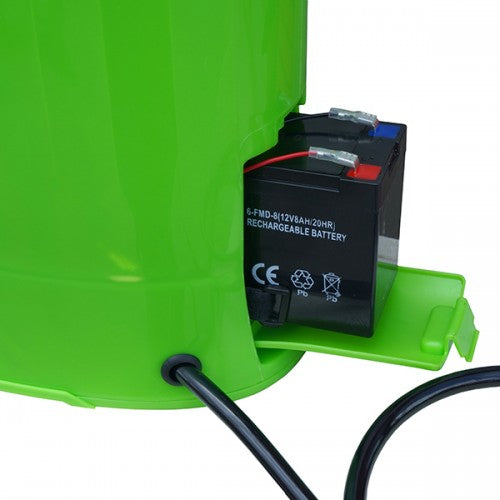 Pompa de stropit electrica (vermorel) Master Kraft KF-12C-12, 12L, acumulator 12V 8Ah, tub inox