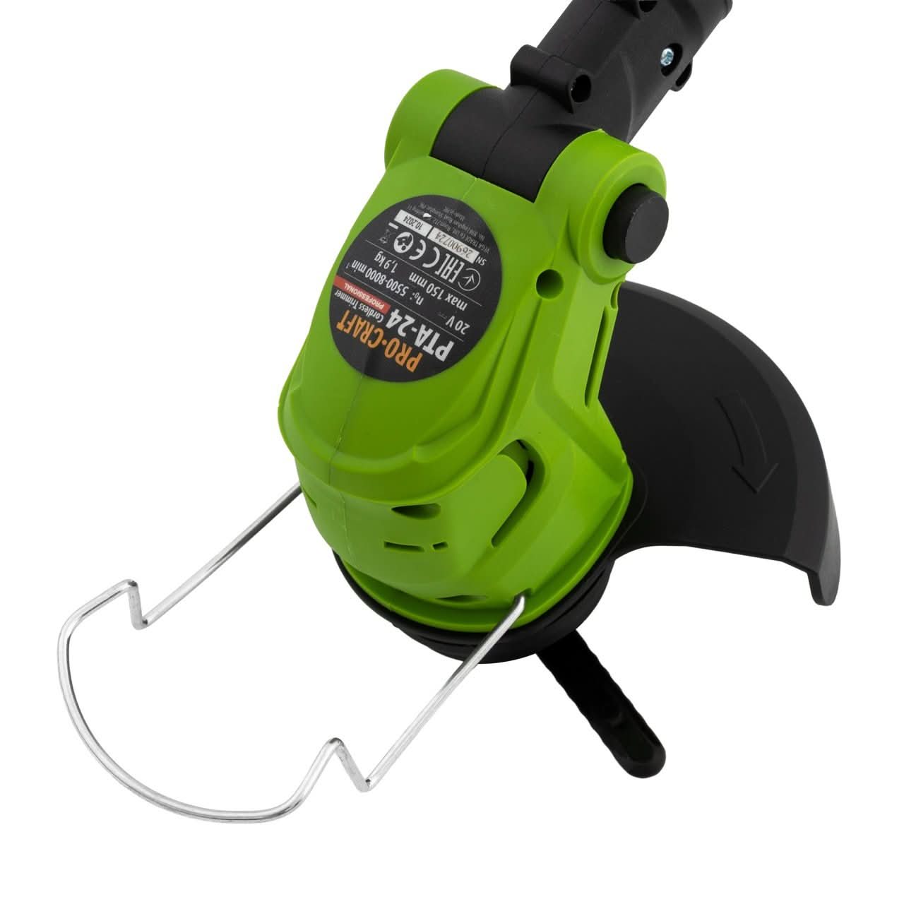 Trimmer pe acumulator PROCRAFT PTA-24 2x21V/1.5Ah 10000rpm 150mm cu acumulatori si incarcator