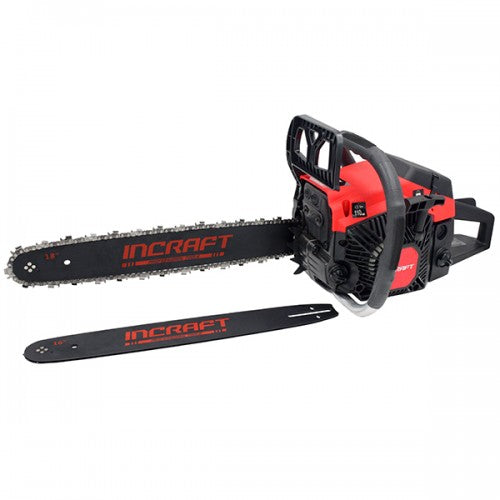 Motofierastrau pe benzina INCRAFT FMI-6300CR, 6.3 kW, 8.5 CP, 2 lame, 2 lanturi, 450 mm