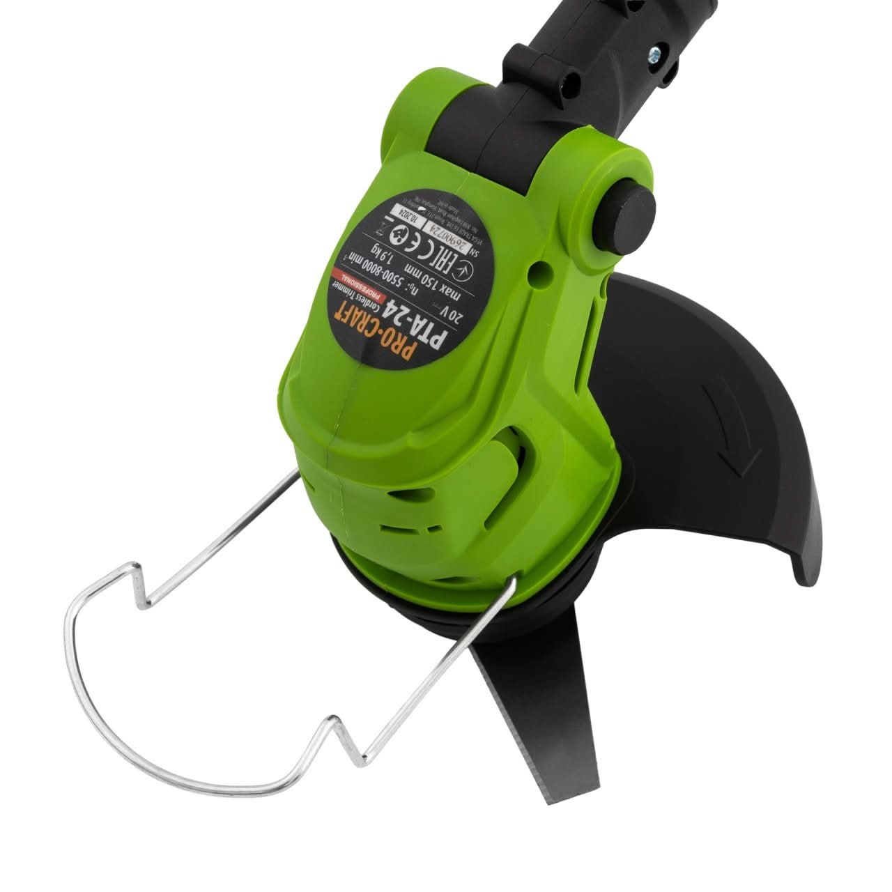 Trimmer pe acumulator PROCRAFT PTA-24 2x21V/1.5Ah 10000rpm 150mm cu acumulatori si incarcator