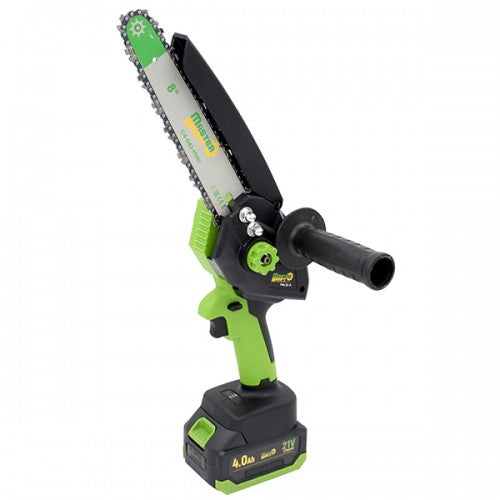 Minidrujba cu acumulator 21V 8" Master Kraft FML 21-8 Brushless, 2 acumulatori, valiza