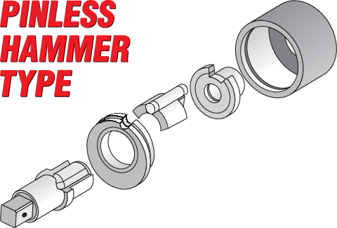 Pistol pneumatic, 2600 Nm, 10 bar, 560 l/min, patrat 1 inch Yato YT-0960