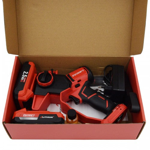 Mini Drujba cu acumulator 6 inch 20V 2.5Ah motor fara perii INCRAFT MSK-20V