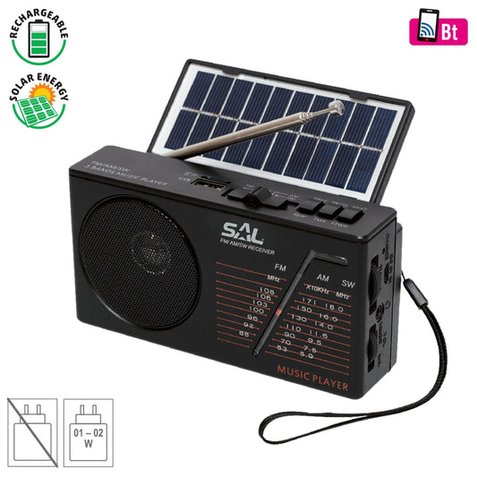 Radio Hibrid Solar RPH 1 – Radio Portabil cu Incarcare Solara si Multiple Functii