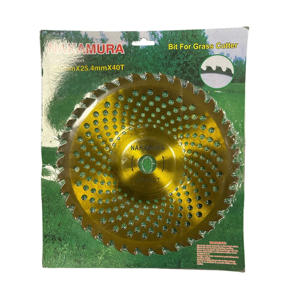 Disc motocoasa cu vidia oval, 255mm x 25,4mm, 40 dinti – taiere rapida si rezistenta