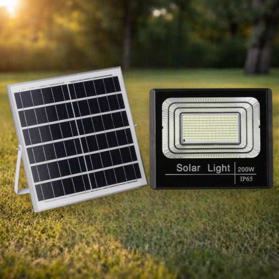 Proiector solar 200W, 1500 lm, 365x288x90 mm
