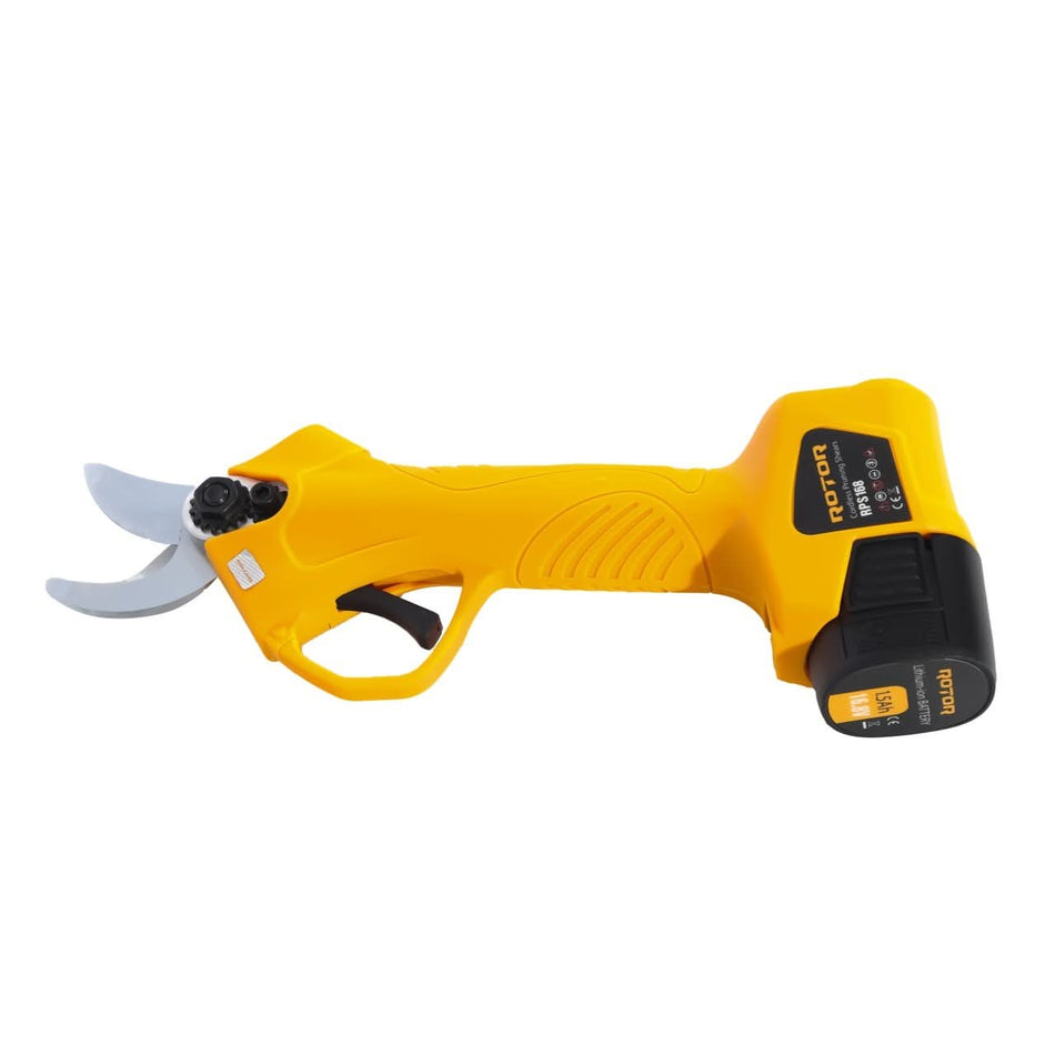 Foarfeca cu acumulator ROTOR RPS168, 16V/1.5Ah, motor brushless, taiere 25 mm, 1.9 kg, 2 baterii