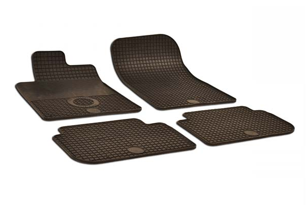 Covorașe Auto Cauciuc Umbrella Gri Carbon pentru Peugeot 407 (2004-2011)