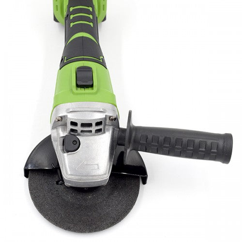 Polizor unghiular cu acumulator 125 mm Master Kraft MSU-A-2BL Brushless, 21V, 2 acumulatori, valiza