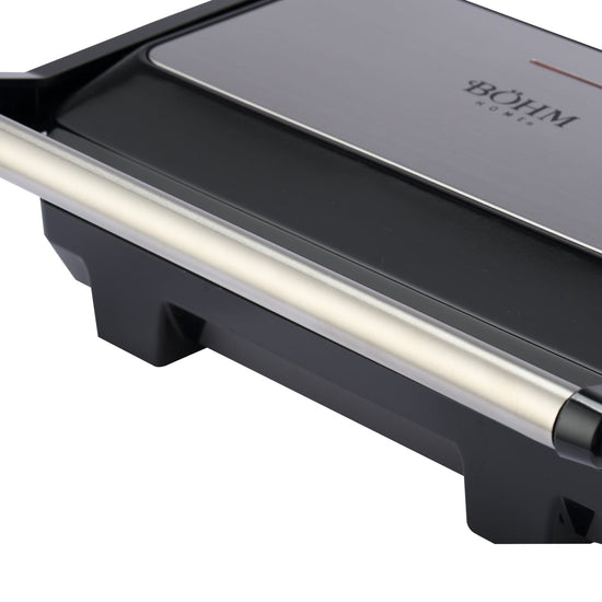 Gratar electric BÖHM HOME BEGM100S, 1000 W, placi reversibile