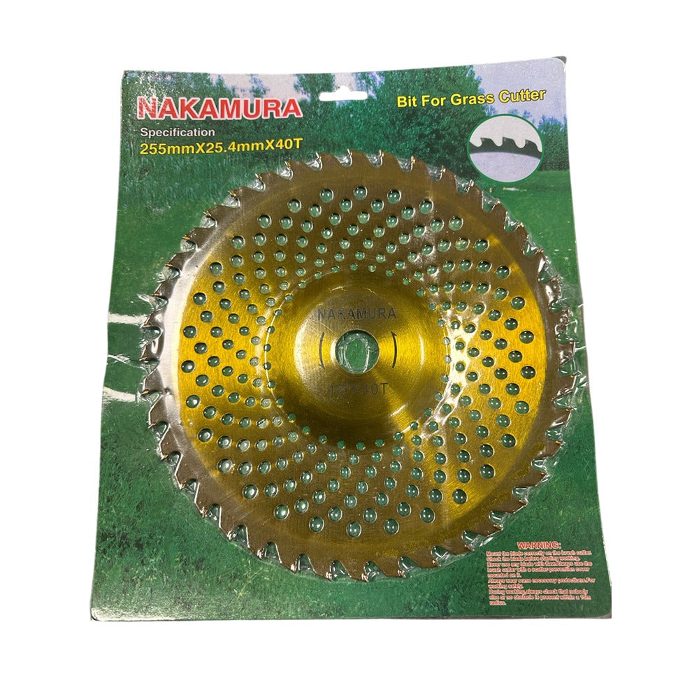 Disc motocoasa cu vidia oval, 255mm x 25,4mm, 40 dinti – taiere rapida si rezistenta