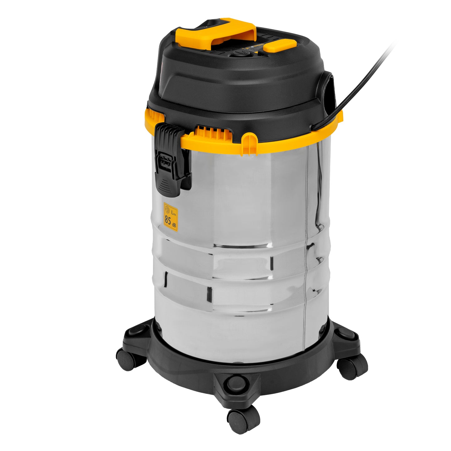 Aspirator Denzel EVC30, 1400 W, rezervor 30 L, furtun 3 m, priza cu sincronizare automata