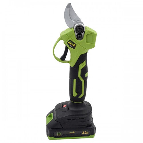 Foarfeca de gradina cu acumulator 21V Master Kraft FC 21-25 Brushless, 2 acumulatori, incarcator, valiza transport