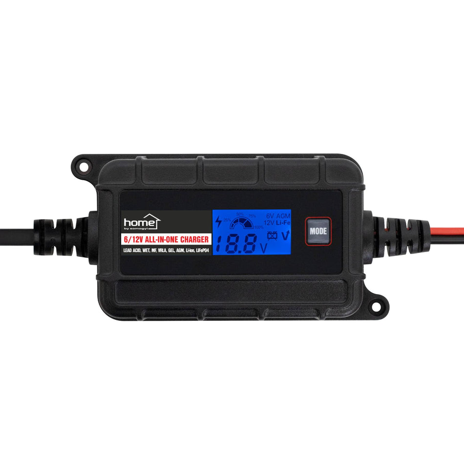 Incarcator acumulator SMART SMC20, 6-12V, 2A, LCD, IP65