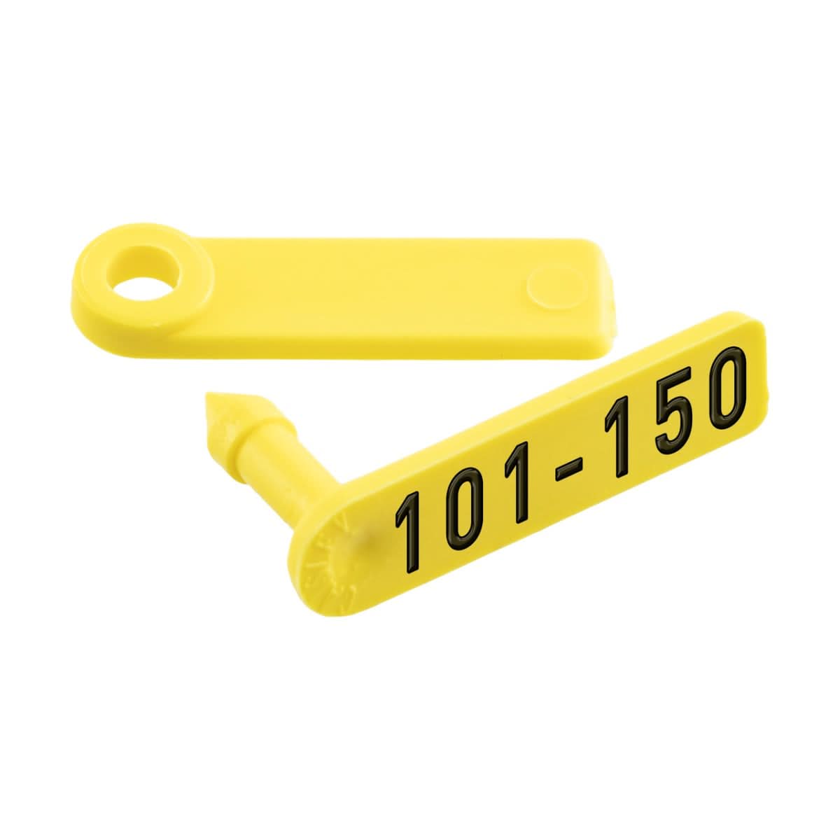 Crotalii pentru miei si iezi Twintag galben 101-150