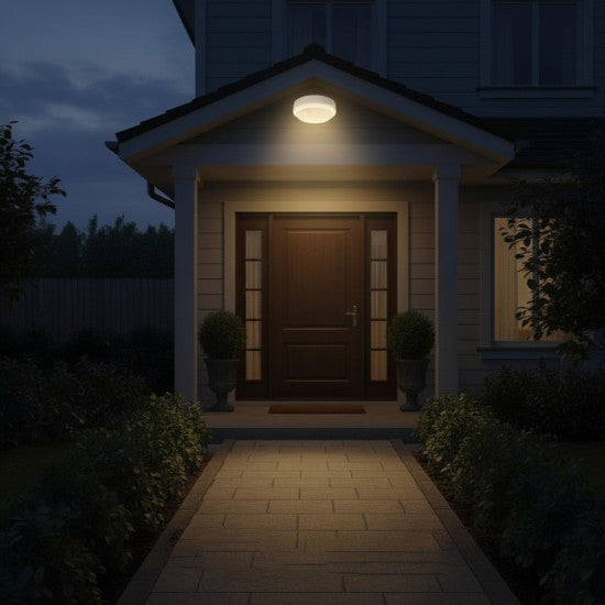 Aplica LED cu senzor, 15W, 1200 lm, Ø171x65.9 mm