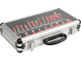 Set freze pentru lemn Yato 25 buc, diametru tija 8 mm, capete cu insertii din carbura YG6X YT-6801 - imagine produs 2