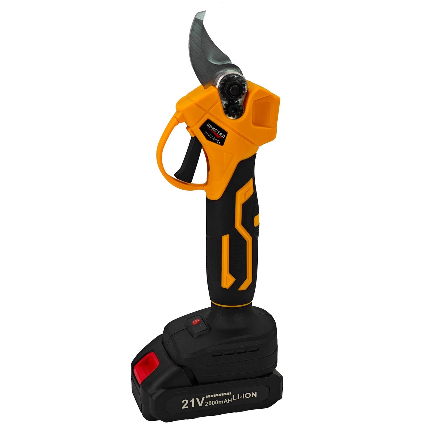 Foarfeca Electrică pentru Vita de Vie; Crengi DDT-CRISTAL, 21V, 2 Ah, Motor Brushless, Deschidere Maxima 30 mm, 2 Baterii Incluse