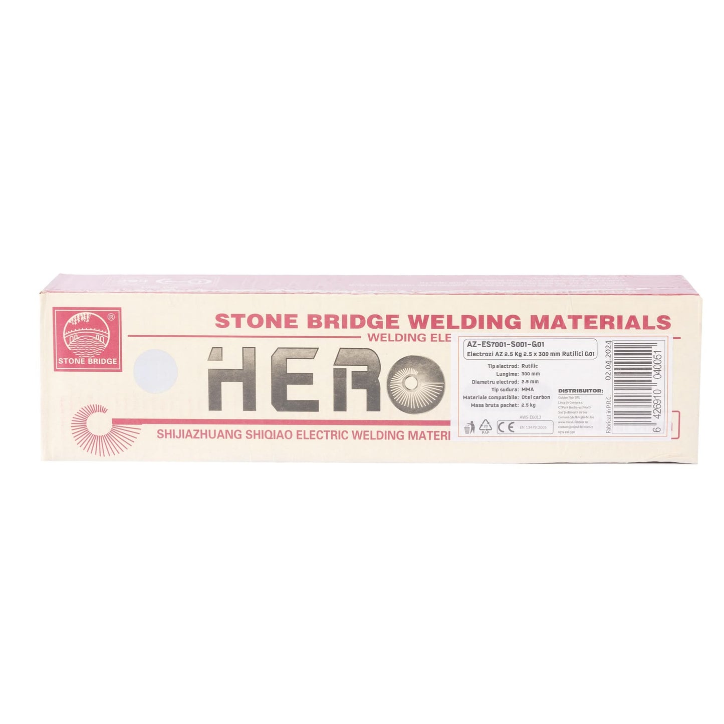 Electrozi rutilici sudura Almaz 2.5x300mm – ideali pentru constructii metalice usoare