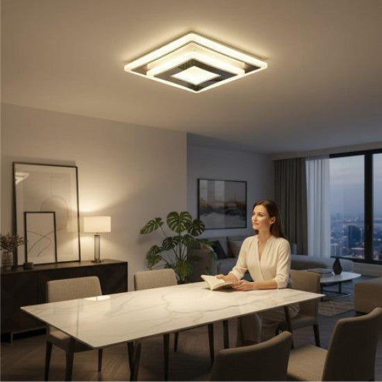 Plafoniera LED Sinope 34W, 2900lm, 220x220x50mm