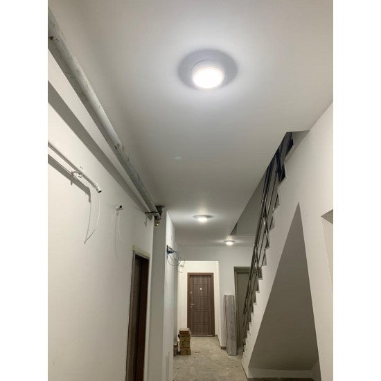 Aplica LED cu senzor, 15W, 1200 lm, Ø171x65.9 mm