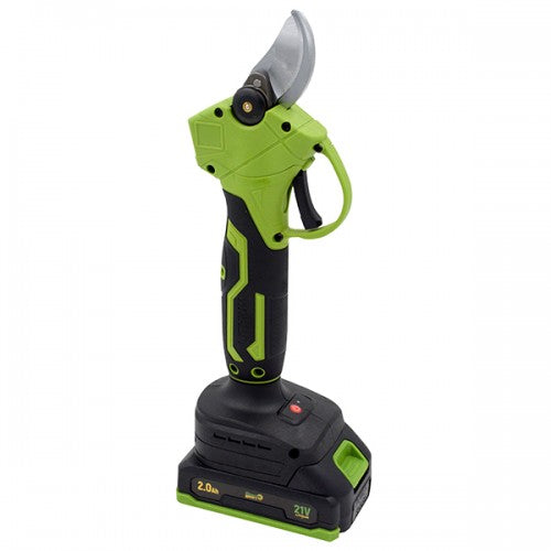 Foarfeca de gradina cu acumulator 21V Master Kraft FC 21-25 Brushless, 2 acumulatori, incarcator, valiza transport