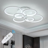Lustra LED Cercuri 100W, 6 Brate, 80 lm/W, 830x140mm, IR
