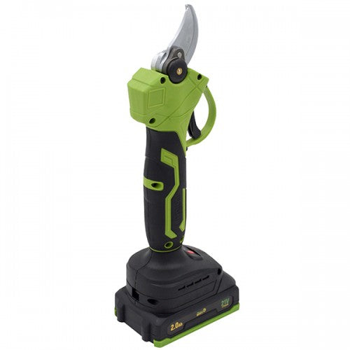 Foarfeca de gradina cu acumulator 21V Master Kraft FC 21-25 Brushless, 2 acumulatori, incarcator, valiza transport