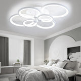 Lustra LED Cercuri 100W, 6 Brate, 80 lm/W, 830x140mm, IR
