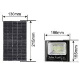 Proiector cu Panou Solar 50W, 6500K, 228x190x55 mm