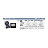 Proiector cu Panou Solar 50W, 6500K, 228x190x55 mm
