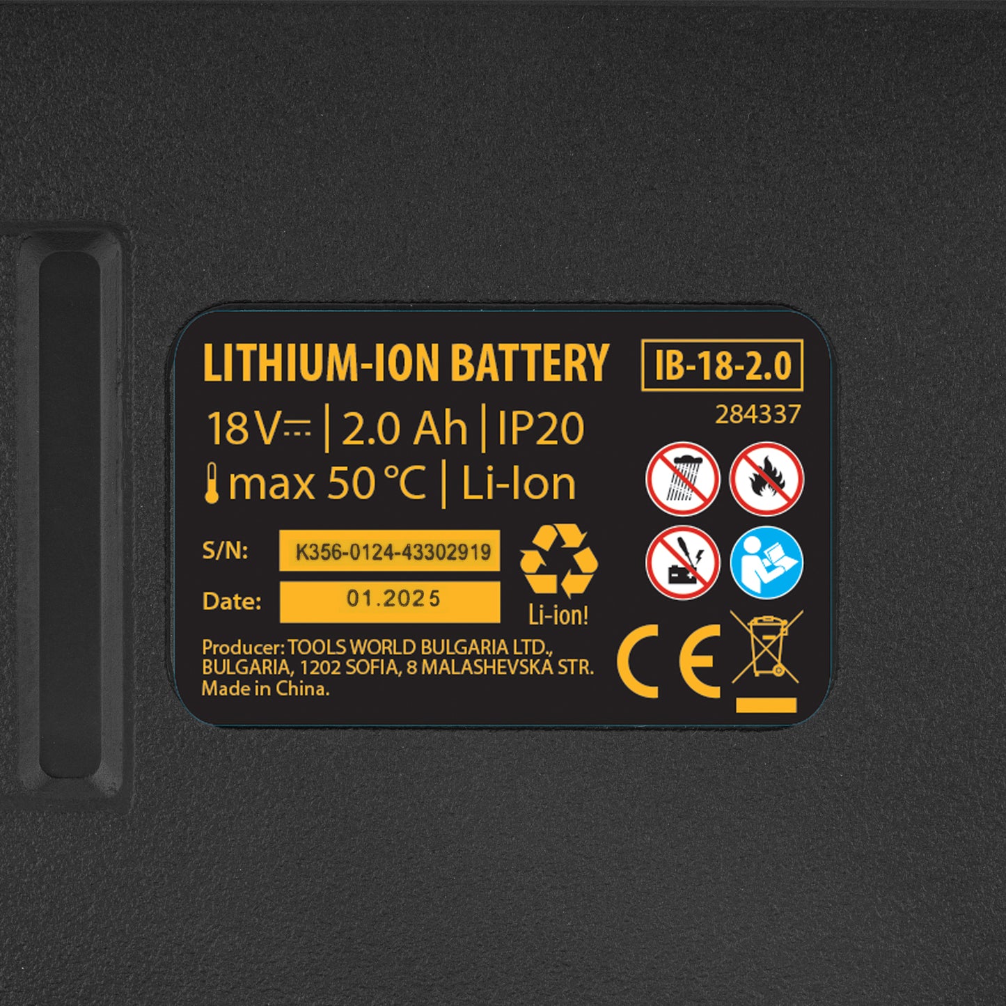 Baterie Li-Ion Denzel 18V, 2 Ah, compatibila unelte electrice Denzel